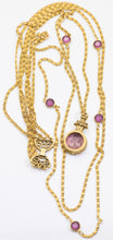 Load image into Gallery viewer, Signed Vintage Goldette 3 Strand Necklace  - JD11189