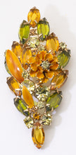 Load image into Gallery viewer, Signed Hattie Carnegie Autumn Spray Pin - JD11192