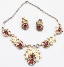 Load image into Gallery viewer, Signed McClelland-Barclay Sterling Deco Rare Necklace and Earring Set - JD11203