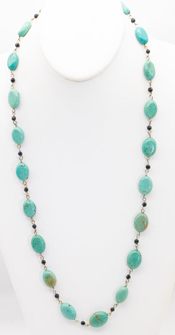 Turquoise Bead Necklace  - JD11213
