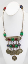 Load image into Gallery viewer, Vintage Important Czech Multi-Glass Coin Necklace - JD10860
