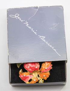 Vintage Large Signed Jose Maria Barrera for Avon Fashion Flower Pin  - JD11053