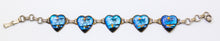 Load image into Gallery viewer, Vintage Collectible Butterfly Wing Heart Shaped Bracelet - JD11300