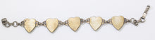 Load image into Gallery viewer, Vintage Collectible Butterfly Wing Heart Shaped Bracelet - JD11300