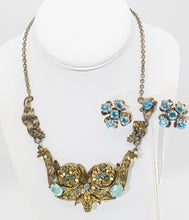 Load image into Gallery viewer, 1940s Unusual Necklace, Earrings, and Ring Set  - JD11297