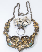 Load image into Gallery viewer, 1940s Unusual Necklace, Earrings, and Ring Set  - JD11297