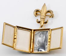 Load image into Gallery viewer, 1950’s Multi-Paneled Pop-up Locket Pin - JD11239