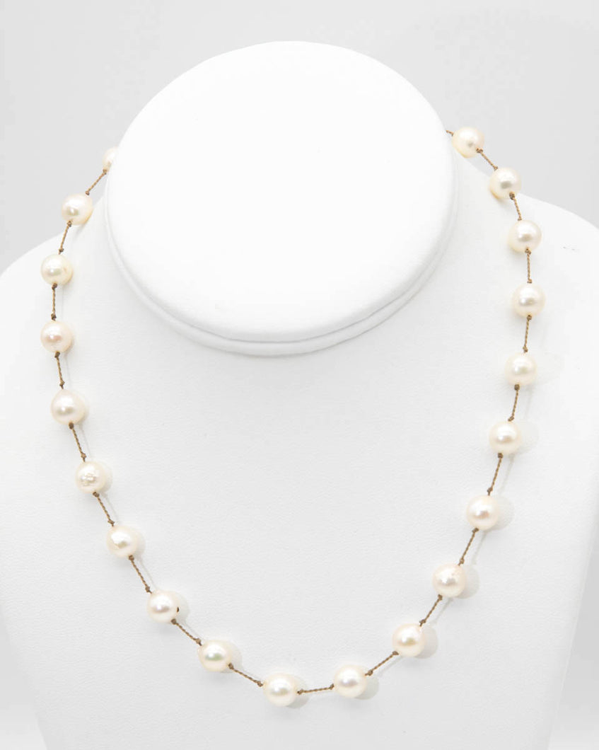 Vintage Cultured Pearl Necklace - JD11080