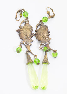 Vintage Czech Collectable Earrings - JD11147