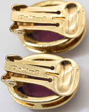 Load image into Gallery viewer, Signed Chr. Dior Clipback Earrings  - JD11219