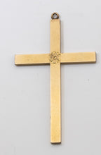 Load image into Gallery viewer, Faux Gold Vintage Large Cross Pendant  - JD11278