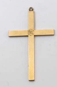 Faux Gold Vintage Large Cross Pendant  - JD11278 - SOLD OUT