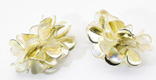 Load image into Gallery viewer, 1970s Lucite Clip Petal Earrings - JD11176