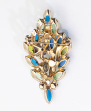 Load image into Gallery viewer, Vintage Signed Hattie Carnegie Multi-colored Rhinestone Brooch - JD11284