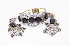 Load image into Gallery viewer, Vintage Husar D. Earring and Clamper Bracelet Set  - JD11274