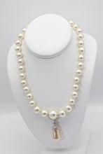 Load image into Gallery viewer, Signed Vintage KJL Pearl Drop Necklace - JD11232