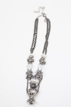 Load image into Gallery viewer, Vintage Kirks Folly Silver Toned Crystal Pearl Necklace - JD11283