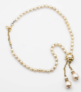Vintage Signed Miriam Haskell Baroque Pearls  - JD11149