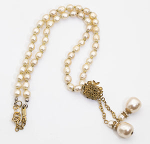Vintage Signed Miriam Haskell Baroque Pearls  - JD11149