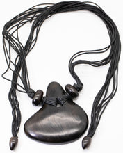 Load image into Gallery viewer, Vintage Monies Multistrand Necklace with Ebony pendant   - JD11251