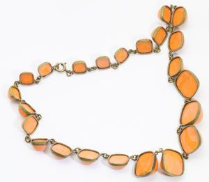 Vintage 1930s Czech Glass Necklace - JD11168