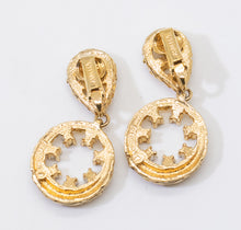 Load image into Gallery viewer, Signed Vintage Panetta Gold Toned Earrings  - JD11258 - SOLD OUT