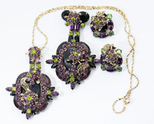 Load image into Gallery viewer, Vintage Juliana Necklace, Pin, and Earring Parure - JD11303