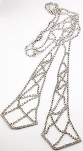 Vintage 1950s Rhinestone Lariat - JD11230