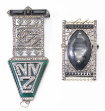 Load image into Gallery viewer, 2 Vintage French Deco Pins   - JD11253