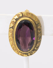 Load image into Gallery viewer, Vintage Robert Lee Morris Amethyst Glass Pin - JD11120