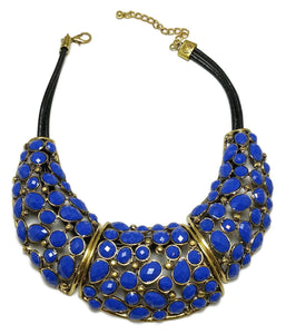 Wow! Cobalt Blue Oscar De La Renta Necklace