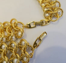 Load image into Gallery viewer, Vintage 1950s Signed Napier Faux Pearl Necklace &amp; Bracelet