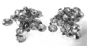 Vintage Silver Color Beads Dandle Earrings