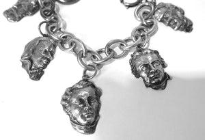 Vintage Famous Classical Composers Charms Bracelet