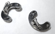 Load image into Gallery viewer, Vintage Signed Bartek Half Moon Clip Earrings
