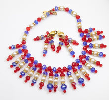 Load image into Gallery viewer, Vintage Anka Necklace and Drop Earring Set  - JD10786