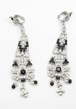 Load image into Gallery viewer, Contemporary Signed Carol Lee Deco-Style Drop Earrings  - JD10840
