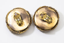 Load image into Gallery viewer, Vintage Signed Chanel 29 Faux Pearl &amp; Garland Earrings - JD10700