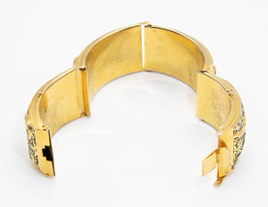 1970s Paneled Design Bracelet   - JD11028