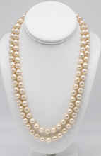 Load image into Gallery viewer, Vintage Double Strand Faux Pearl Necklace - JD10569A