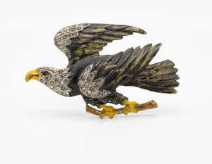 Vintage 1940s War Eagle Brooch - JD10601