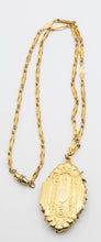 Load image into Gallery viewer, Deco Faux Gold Locket Necklace - JD10896