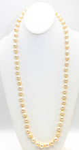 Load image into Gallery viewer, Vintage Signed “Kenneth Lane” Glass Pearls in a Long Rope Necklace - JD10980