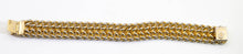 Load image into Gallery viewer, Vintage Signed Les Bernard Faux Gold Chain Bracelet - JD10998