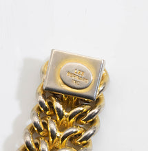 Load image into Gallery viewer, Vintage Signed Les Bernard Faux Gold Chain Bracelet - JD10998