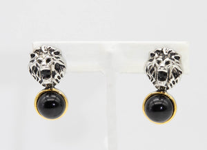Vintage Lion Earrings  - JD10871