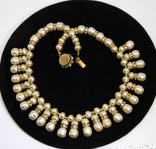 Load image into Gallery viewer, Vintage Signed Miriam Haskell Faux Pearl Necklace - JD10556