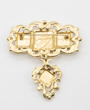 Load image into Gallery viewer, Vintage Signed Trifari and Marcella Saltz Brooch -  JD10663