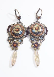 Vintage French Designed Michal Negrin Earrings  - JD10722