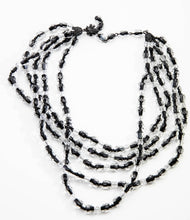 Load image into Gallery viewer, Early Signed Miriam Haskell Five Strands Crystal Necklace - JD10920